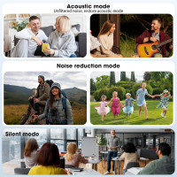 Беспроводной петличный микрофон HMKCH K30 для мобильного телефона, черный (my-21159)