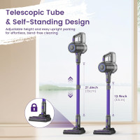 Бездротовий пилосос Suirviz U8, 40 кПа, фіолетовий (my-21014)