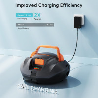 Беспроводной робот-пылесос CoastTeering Planet для бассейна, серый (my-21149) Беспроводной робот-пылесос CoastTeering Planet для бассейна, серый (my-21149)