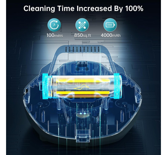 Бездротовий робот-пилосос CoastTeering Planet для басейну, сірий (my-21149)