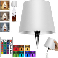 Бездротовий світлодіодний світильник SOUDFK 5201 з пультом дистанційного керування, білий (my-21021)