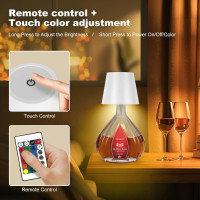 Бездротовий світлодіодний світильник SOUDFK 5201 з пультом дистанційного керування, білий (my-21021) Бездротовий світлодіодний світильник SOUDFK 5201 з пультом дистанційного керування, білий (my-21021)