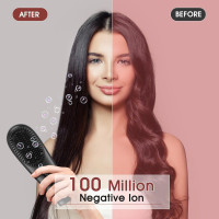 Бездротовий випрямляч для волосся CestMall з функцією іонізації, чорний (my-21040)