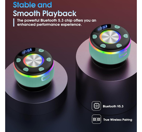 Bluetooth-колонка Xuevcn Q90 для душу, зелений (my-21037)