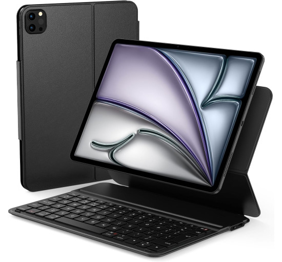 Чохол-клавіатура для iPad Air 11 дюймів, чорний (my-21085)