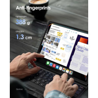 Чохол-клавіатура для iPad Air 11 дюймів, чорний (my-21085)