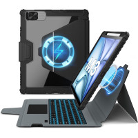 Чехол-клавиатура Nillkin с магнитной подставкой для iPad Air 11 дюймов, черный (my-21086)