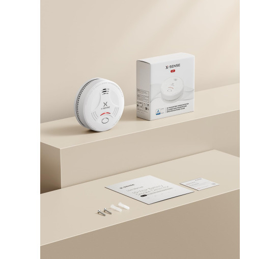 Детектор диму X-Sense SD11 для дому, білий (my-21011)