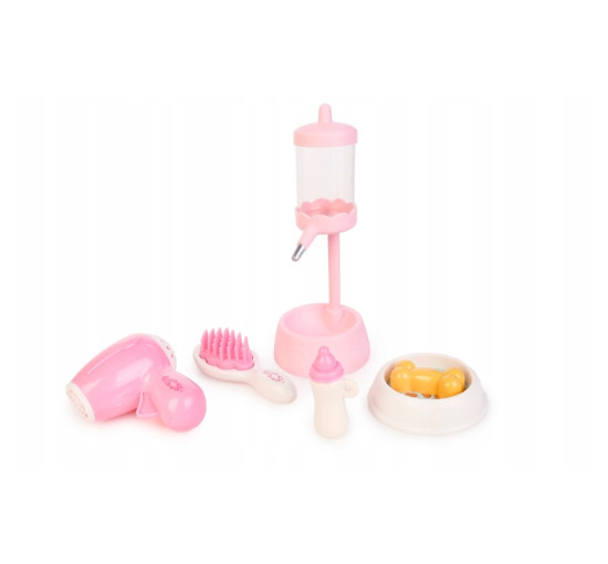 Детская мягкая игрушка KDORZOS с интерактивным лаем и хвостом + аксессуары (my-21001)