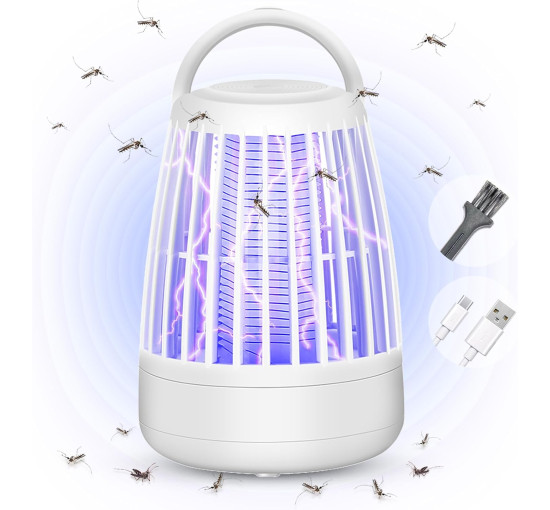 Електрична пастка від мух GBARAN EUMWD-JK26 з нічником, білий (my-21187)