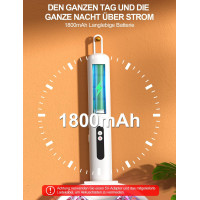 Электрическая мухобойка WOCVRYY XH-43 4000 В, 1800 мАч, бежево-белый (my-21091)