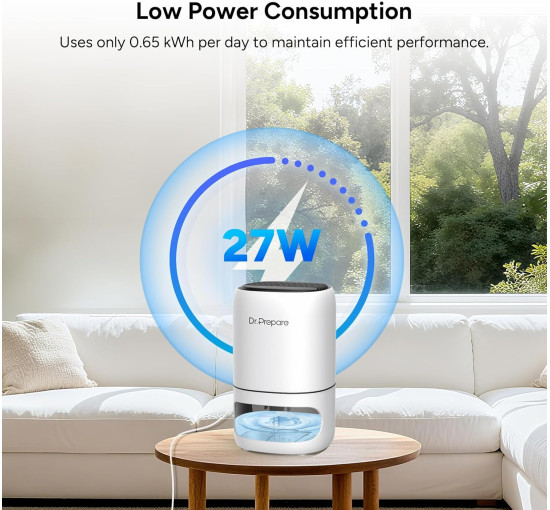 Электрический осушитель воздуха Dr.Prepare DDH300ML 300 мл, белый (my-21078)