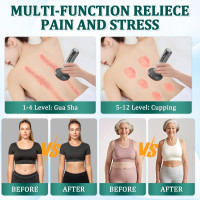 Вакуумний електричний масажер Xinrongda XY-CM, сірий (my-21128)