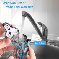 Електробритва Aesfee AF-809-VOX, водонепроникна, для вологого та сухого гоління, синій (my-21167)