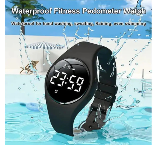 Фітнес годинник HUYVMAY без програми та Bluetooth, чорний (my-21161)