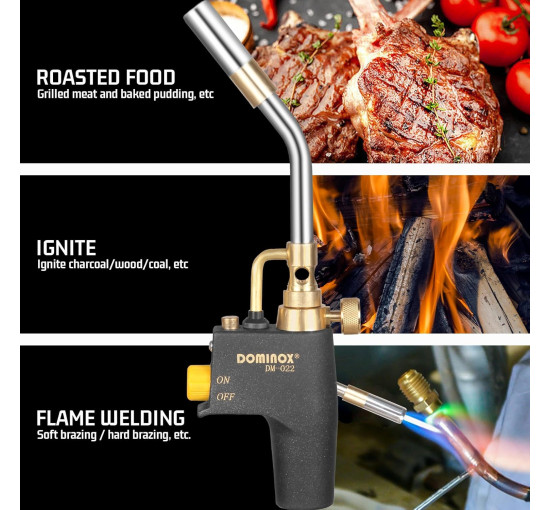 Головка пальника DOMINOX DM-022CGA із пусковим курком (my-21007)