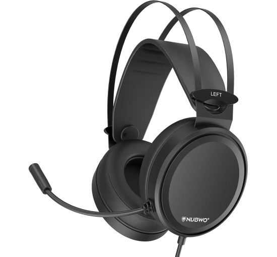 Игровая гарнитура NUBWO N7, с микрофоном с шумоподавлением, черный (my-21080)