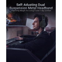 Игровая гарнитура NUBWO N7, с микрофоном с шумоподавлением, черный (my-21080)