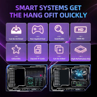 Игровая консоль KINMRIS G11 Pro Retro с разрешением 4K, 40 000 ретро-играми, черный (my-21095)