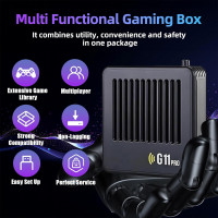Ігрова консоль KINMRIS G11 Pro Retro з роздільною здатністю 4K, 40 000 ретро-іграми, чорний (my-21095)