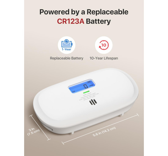 Інтелектуальний детектор чадного газу X-Sense XC0C-iR (my-21042)