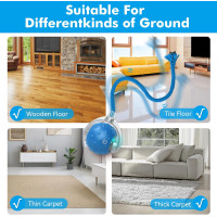 Интерактивная игрушка-мяч FLERDMAU L02 для домашних кошек, синий (my-21087)