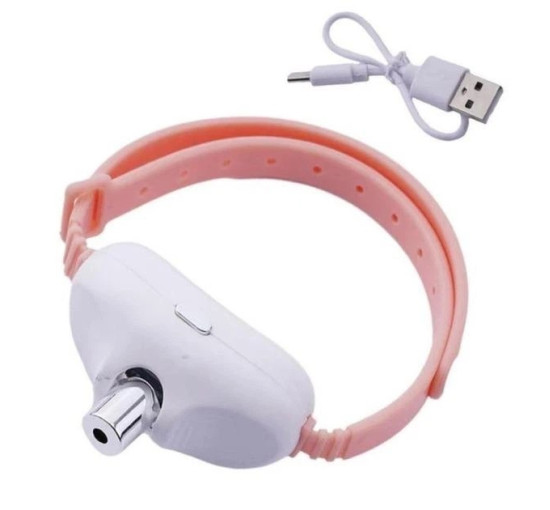 Інтерактивний смарт нашийник із вбудованим лазером Smart Laser Collar, рожевий (my-21121)