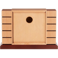 Каминные часы Bulova B1659, ореховое (my-21032)