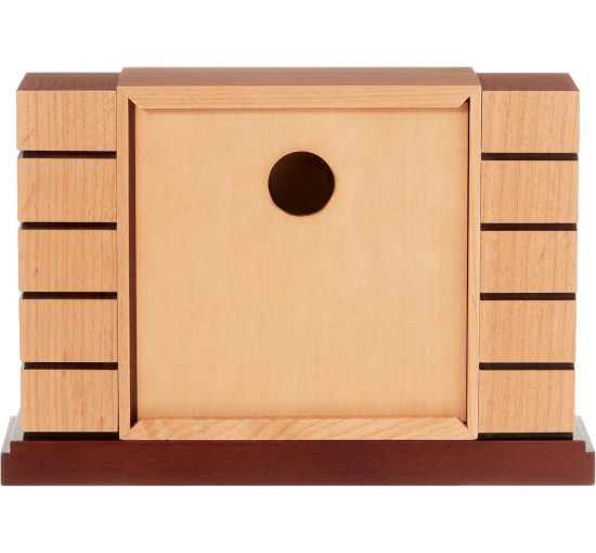 Каминные часы Bulova B1659, ореховое (my-21032)