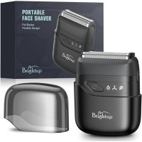 Компактная дорожная бритва Brightup MS-9723 с плавающими лезвиями, черный (my-21124)
