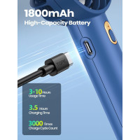 Комплект з 2 міні-вентиляторів Warmco K30 3-швидкісний, синій (my-21200)