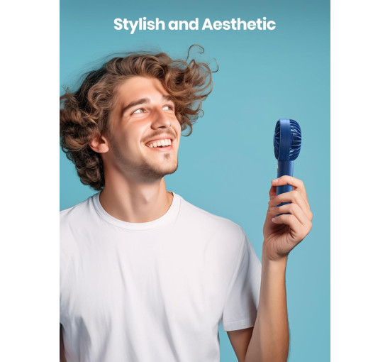 Комплект з 2 міні-вентиляторів Warmco K30 3-швидкісний, синій (my-21200)