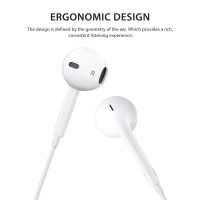 Комплект з 2 дротових навушників Eashion 2D-LT-W2 (my-21147)