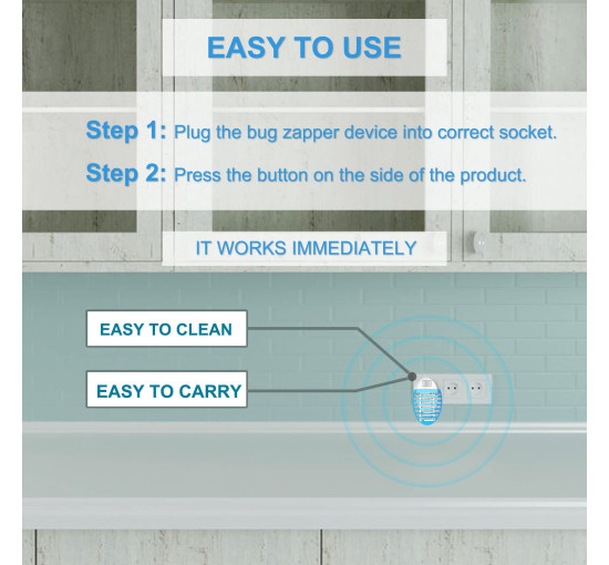 Комплект из 4 ламп от комаров Queath (my-21216)