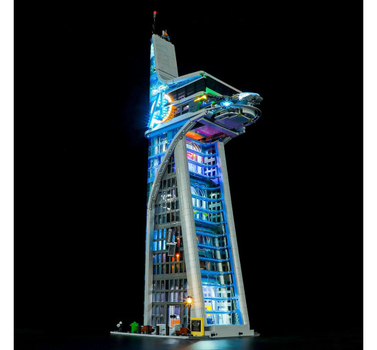 Комплект світлодіодного освітлення BRIKSMAX для вежі Месників Lego-76269 (my-21141)