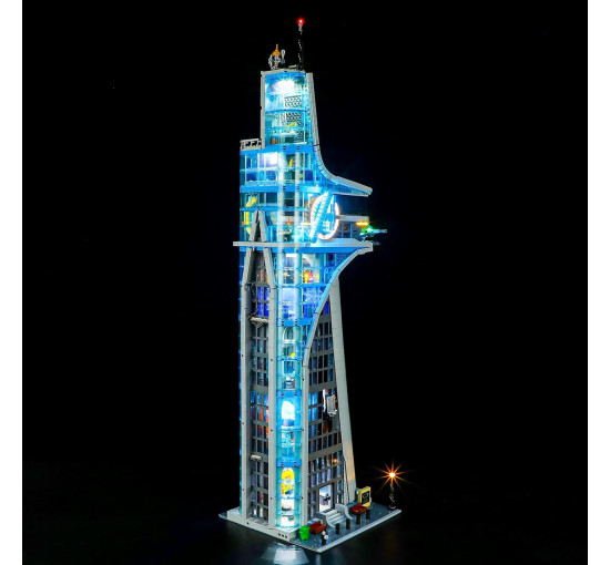 Комплект світлодіодного освітлення BRIKSMAX для вежі Месників Lego-76269 (my-21141)