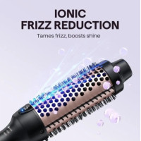 Кругла термощітка для укладання волосся WAVYTALK T186DI-38, 38 мм, чорна (my-21067)