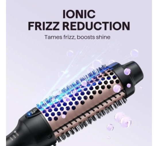 Кругла термощітка для укладання волосся WAVYTALK T186DI-38, 38 мм, чорна (my-21067)