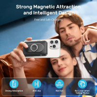 Магнітний зовнішній акумулятор WASTDE PN-W35 20000 мА·год, чорний (my-21132)