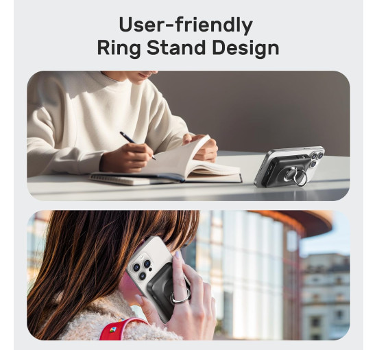 Магнитный внешний аккумулятор WASTDE PN-W35 20000 мА·ч, черный (my-21132)