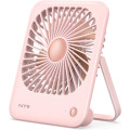 Маленький настільний вентилятор Funme OEDKL02-3000PK1 з акумулятором, рожевий (my-21194)