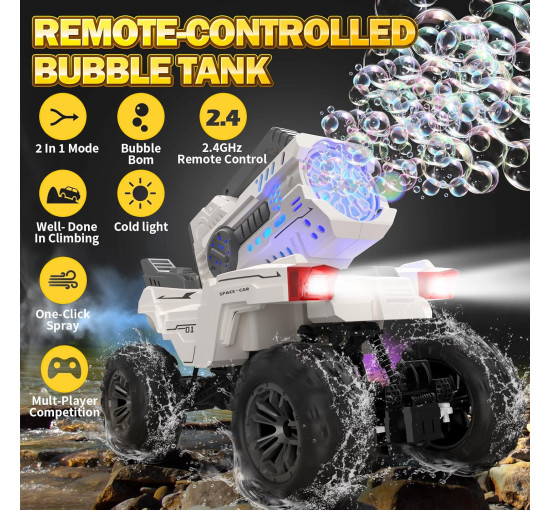 Машинка з дистанційним керуванням Somastung 2212 та гарматою для мильних бульбашок (my-21003)