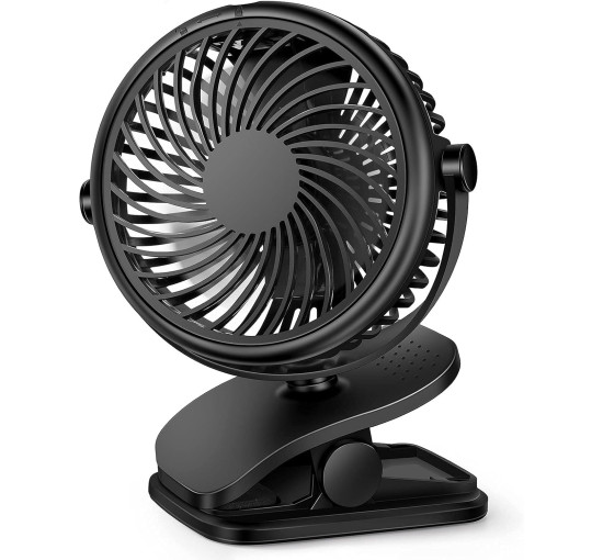 Мини-вентилятор Benpen JD-199, аккумулятор 2200 мАч, черный (my-21207)