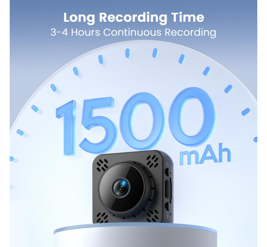 Мініатюрна камера Bionadro LN-2M з магнітним кріпленням, чорна (my-21142)