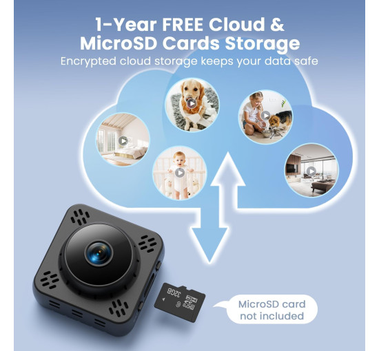 Мініатюрна камера Bionadro LN-2M з магнітним кріпленням, чорна (my-21142)