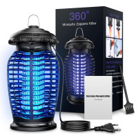 Мощная электрическая лампа от комаров Kfonla JY-05, 15 Вт, 4200 В, черный (my-21186)