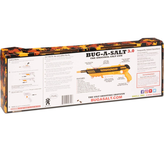 Мухобойка Bug-A-Salt BS63-OC Crush Edition, оранжевый (my-21133)