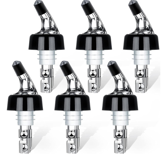 Набір барменський диспенсер для алкоголю із 6 шт. SuproBarware PR16 (my-21150)