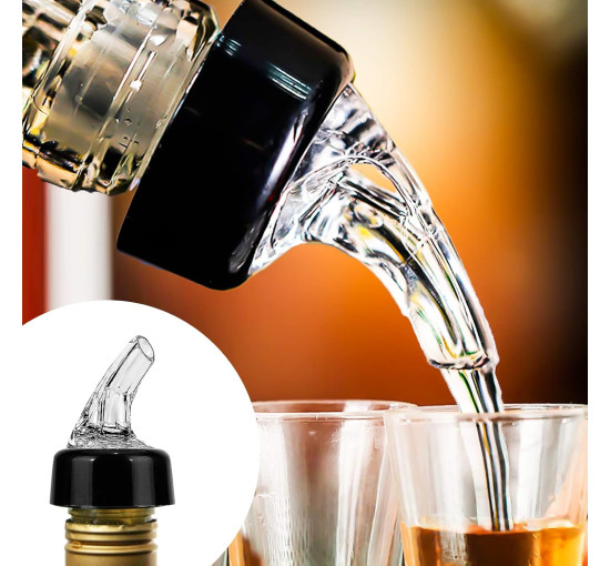 Набір барменський диспенсер для алкоголю із 6 шт. SuproBarware PR16 (my-21150)