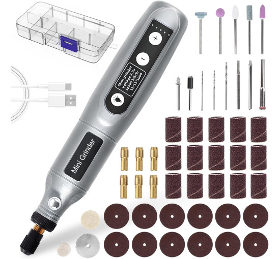 Набір бездротових інструментів, що обертаються, AOZOY HJ202, сірий (my-21111)